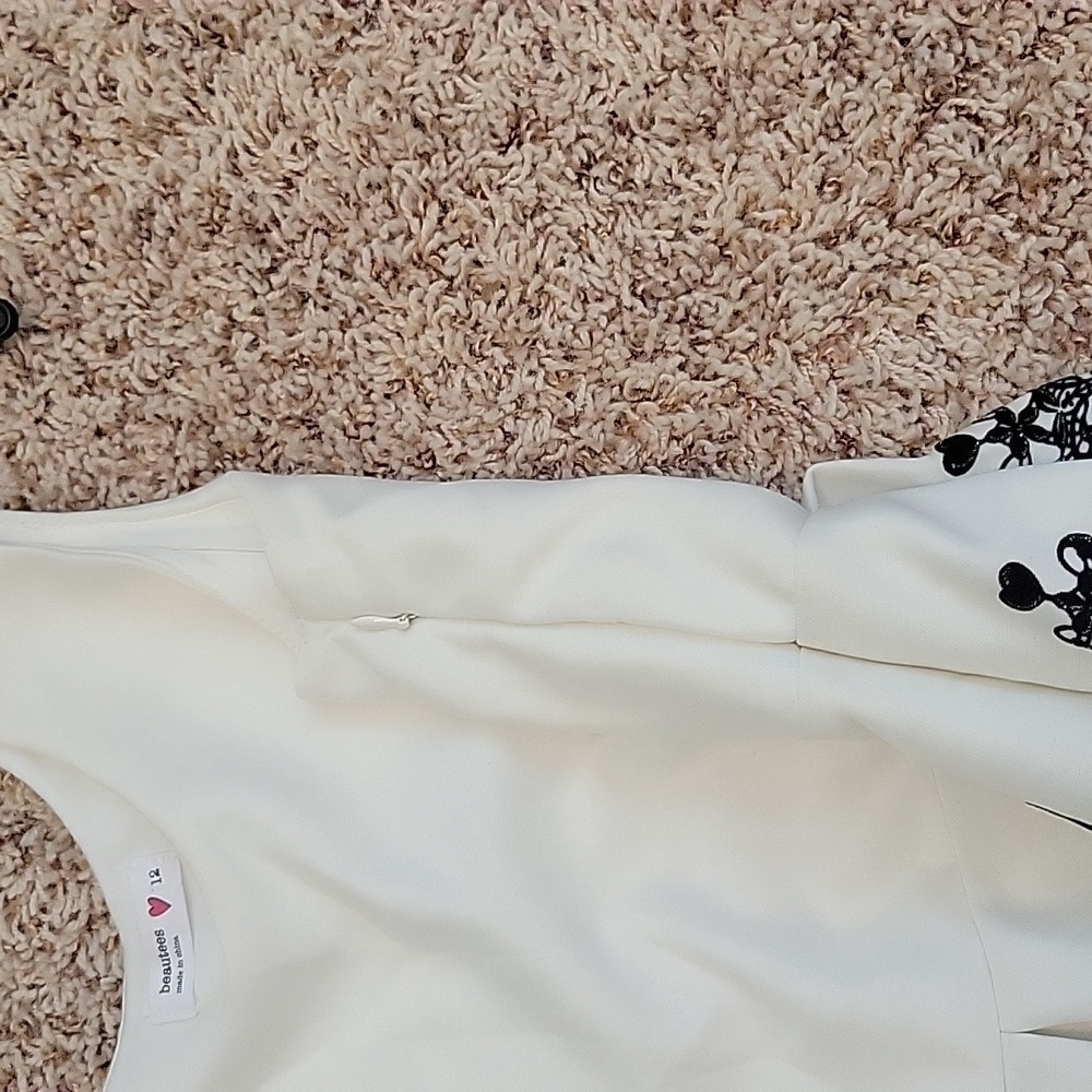 Black and white formal dress - Picture 5 of 13